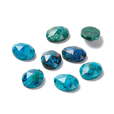 Natural Chrysocolla Cabochons G-A205-02A-1