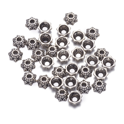 Tibetan Silver Spacer Beads X-AA220-NF-1