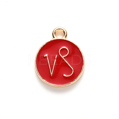 Alloy Enamel Pendants LS-ENAM-S124-01A-07E-1