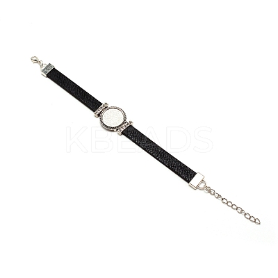 PU Leather Cord Bracelet Making AJEW-TAC0034-01C-1