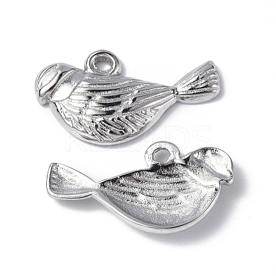 Non-Tarnish 304 Stainless Steel Charms STAS-C066-01P-1
