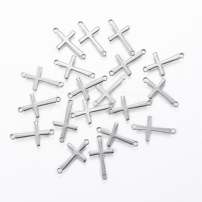 20Pcs 201 Stainless Steel Connector Charms STAS-YW0001-30P-1