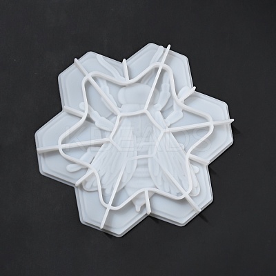 DIY Honeycomb & Bees Wall Decoration Silicone Molds DIY-A034-28B-1