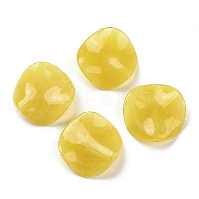 Opaque Acrylic Beads OACR-B013-32A-1