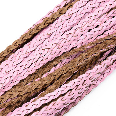 Braided PU Leather Cords LC-S018-10J-1
