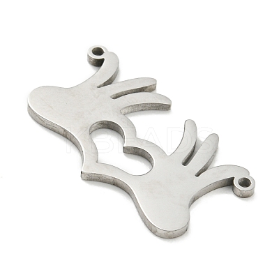 Non-Tarnish 304 Stainless Steel Pendants STAS-Q255-07P-1