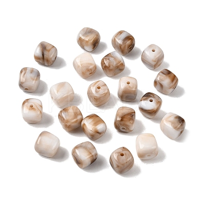 Opaque Acrylic Beads X-OACR-D320-01K-1