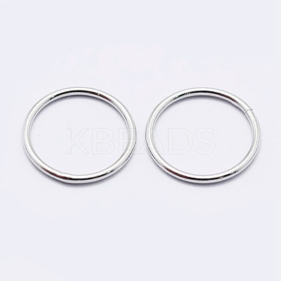 Sterling Silver Closed Jump Rings STER-F036-03P-0.8x5-1