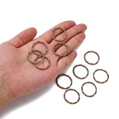 Tibetan Style Linking Rings PALLOY-A017-R-FF-1