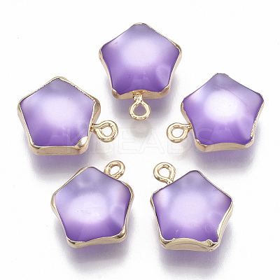 Resin Pendants RESI-S383-031D-1