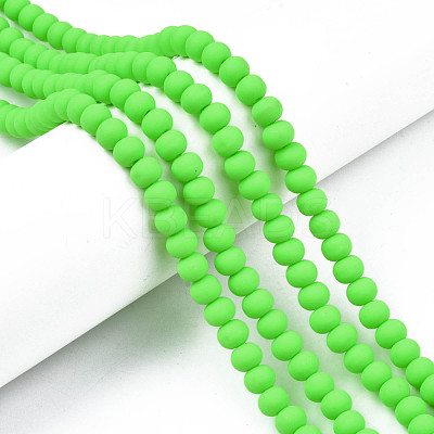 Handmade Polymer Clay Beads Strands CLAY-N008-053-07-1