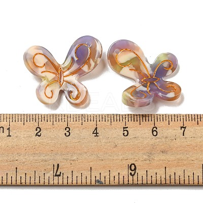 Cellulose Acetate(Resin) Pendants MACR-M046-07A-1