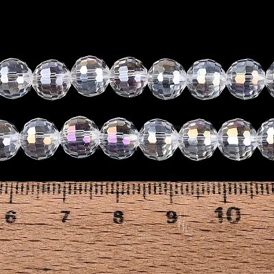 Transparent Glass Beads Strands LS-GLAA-Q107-02A-01-1