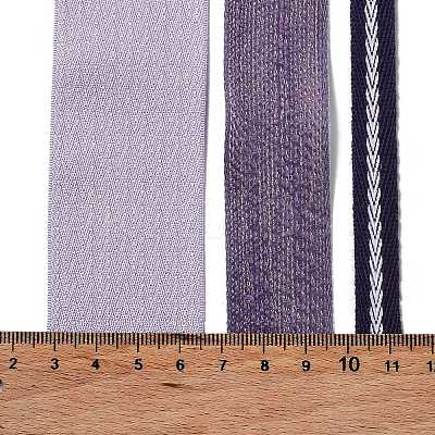 9 Yards 3 Styles Polyester Ribbon SRIB-C002-07G-1