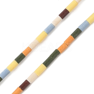 Handmade Porcelain Imitation Lava Rock Beads Strands PORC-A029-02B-1