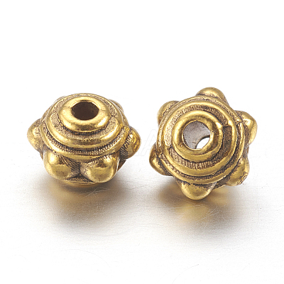 Tibetan Style Alloy Spacer Beads LS-X-GLF1017Y-1