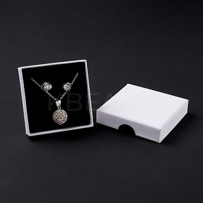 Paper with Sponge Mat Necklace Boxes OBOX-G018-01A-03-1