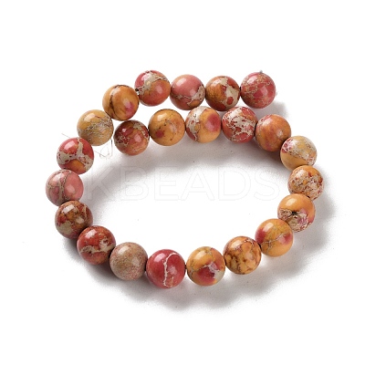 Dyed Natural Regalite/Imperial Jasper/Sea Sediment Jasper Beads Strands G-B124-C01-16-1