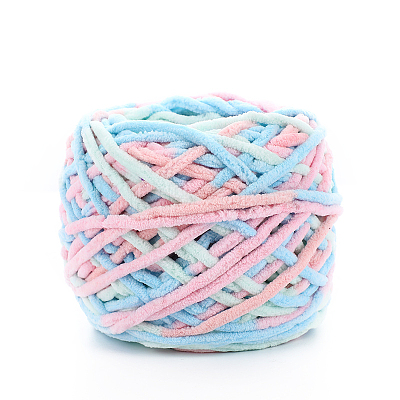 Gradient Color Polyester Wool Blend Yarn YCOR-PW0001-004A-19-1