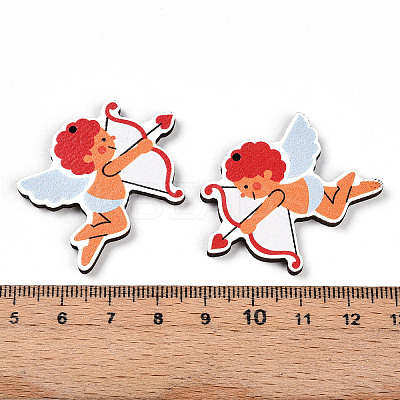 Printed Wood Pendants WOOD-T032-04P-1