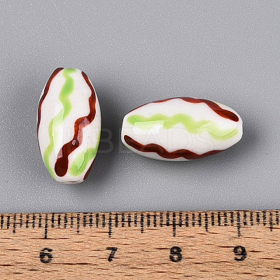 Handmade Porcelain Beads PORC-T134-15B-1