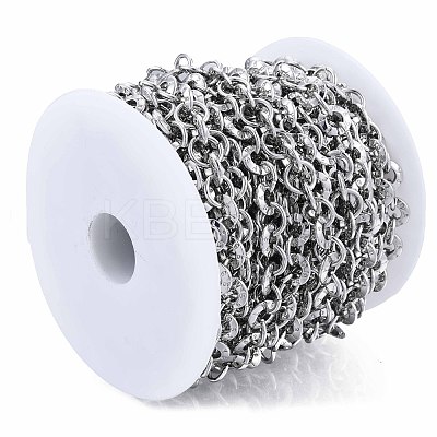 Alloy Ring Link Chains LCHA-N01-08-1
