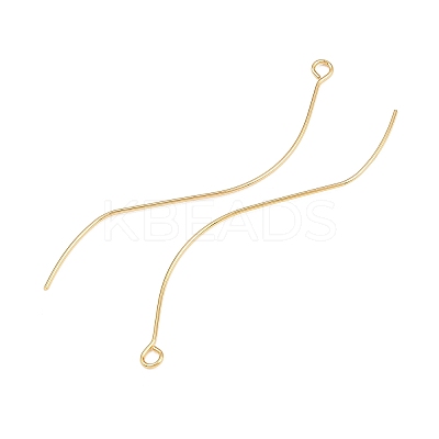 Brass Earring Findings KK-A274-17B-G-1