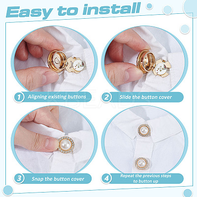 8Pcs Flat Round Alloy Resin Cufflinks FIND-ME0003-14-1