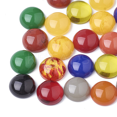 Resin Cabochons CRES-Q202-8mm-M-1