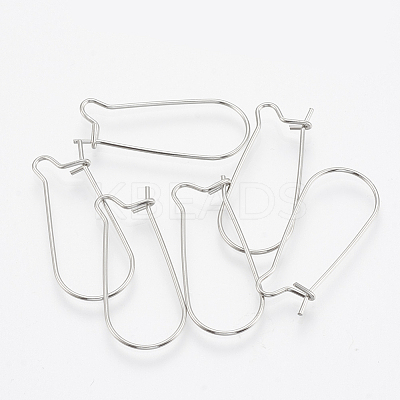 Tarnish Resistant 304 Stainless Steel Hoop Earrings LS-X-STAS-T031-01-1