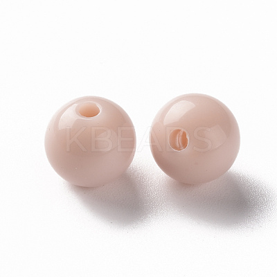 Opaque Acrylic Beads MACR-S370-C10mm-34-1