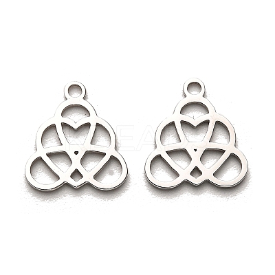 Non-Tarnish 316 Surgical Stainless Steel Charms STAS-H190-03P-04-1