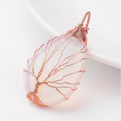 Opalite Pendants G-K122-06RG-1