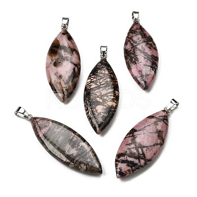 Natural Rhodonite Big Pendants G-F820-06M-1