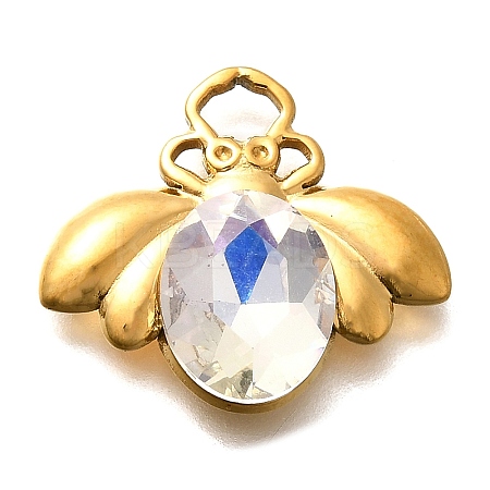 304 Stainless Steel Pendants STAS-Q346-11G-03-1