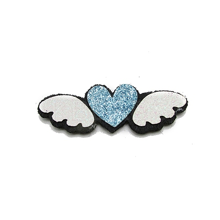 Heart Wing Sew on Soft Ornament Accessories PW-WG46272-01-1