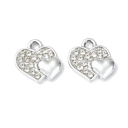 Alloy Crystal Rhinestone Pendants ALRI-T012-01A-P-1