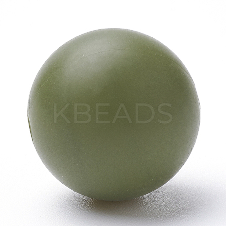 Food Grade Eco-Friendly Silicone Beads LS-SIL-R008B-49-1