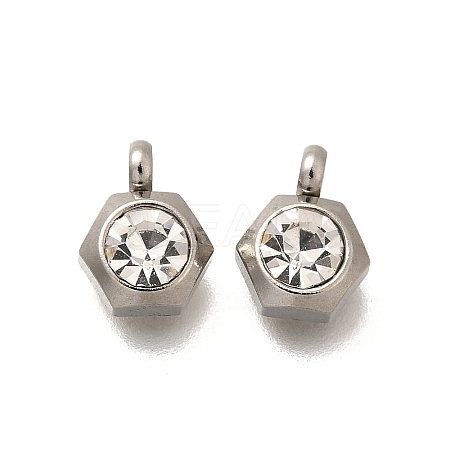 201 Stainless Steel Charms STAS-F311-06P-09-1
