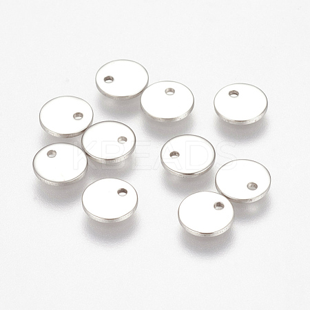 Non-Tarnish 304 Stainless Steel Stamping Blank Tag Charms A-STAS-K149-03A-1