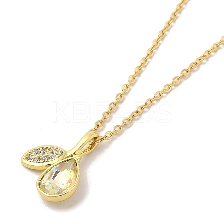 304 Stainless Steel Pendant Necklaces NJEW-U002-20G-01-1