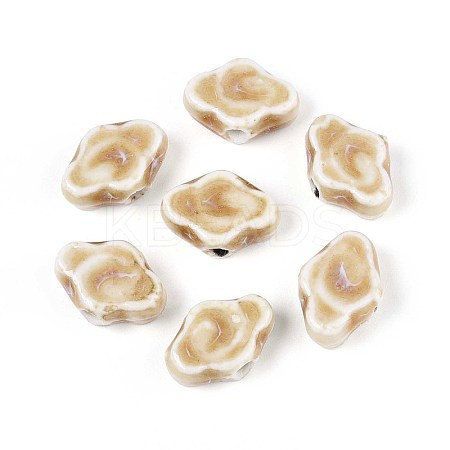 Handmade Porcelain Beads PORC-T133-30E-1