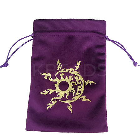 Velvet Tarot Cards Storage Bags ZODI-PW0002-01A-02-1