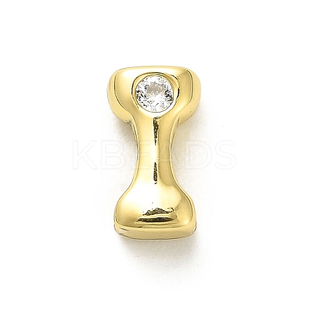 Rack Plating Brass Cubic Zirconia Beads KK-L210-008G-I-1