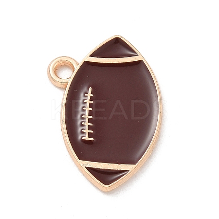 Alloy Enamel Pendants ENAM-A008-34KCG-1