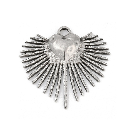 304 Stainless Steel Pendants STAS-D366-01E-P-1