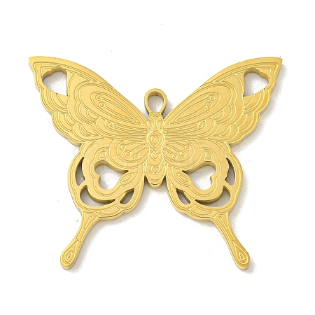 304 Stainless Steel Pendants LS-STAS-M067-02G-1