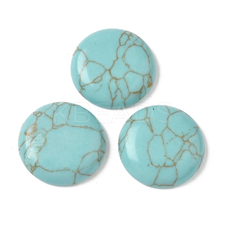 Synthetic Turquoise Cabochons G-C189-05H-1