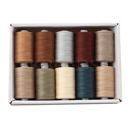 10 Colors Polyester Sewing Thread PW-WG34EA6-12-1