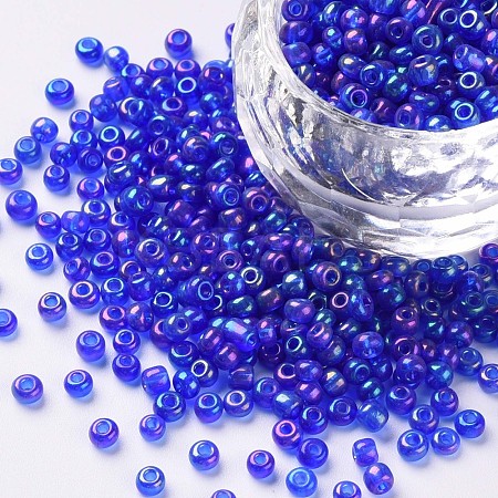8/0 Round Glass Seed Beads SEED-US0003-3mm-168-1